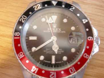 Photo: Sells Chronograph watch Men - ROLEX - ROLEX GMT