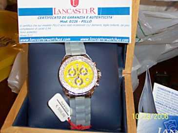 Photo: Sells Chronograph watch Women - LANCASTER - MOD. PILLO CON DIAMANTI