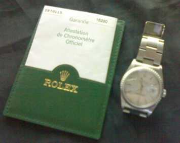 Photo: Sells Bracelet watch - mechanical Men - ROLEX - ROLEX DATEJUST
