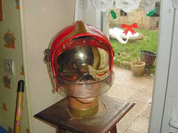 Photo: Sells Helmet CASQUE DE POMPIER - After 1945