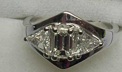 Photo: Sells Ring With diamond - Women - ANILLO CON DIAMANTES - ANILLO ORO BLANCON CON DIAMANTES