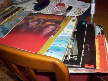 Photo: Sells CD, tape and vinyl record VINILOS