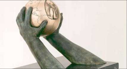 Photo: Sells Statue Marble - IL DONO DELLA VITA - Contemporary