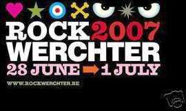 Photo: Sells Concert ticket WERCHTER ROCK FESTIVAL - LEUVEN