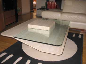 Photo: Sells Long coffee table CUIRCENTER - ULTRA DESIGN