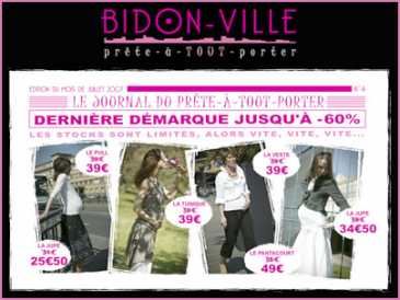 Photo: Sells Clothing Women - BIDON-VILLE.COM - VETEMENT FUTURE MAMAN