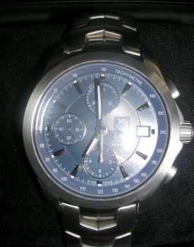 Photo: Sells Chronograph watch Men - TAG HEUER - LINK CALIBRE 16 CFJ 2110
