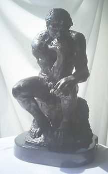 Photo: Sells Statue Bronze - DER DENKER - XXth century