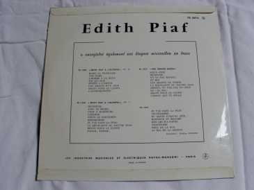 Photo: Sells Vinyl album 33 rpm International music - COLUMBIA - EDITH PIAF