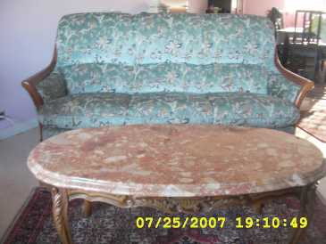 Photo: Sells 4 Sofas fors 3 BEAUGENCY - HETRE TISSUS TROPICAL