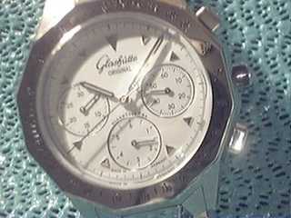 Photo: Sells Chronograph watch Men - GLASHUTTE - CRONOGRAFO SPORT ACCIAIO