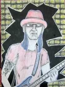 Photo: Sells 10 Drawings THE STRANGE GUITAR - Contemporary
