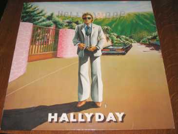 Photo: Sells Vinyl album 33 rpm Pop, rock, folk - HOLLYWOOD - JOHNNY HALLYDAY