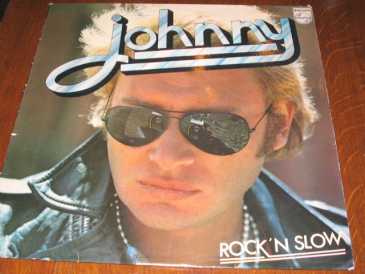 Photo: Sells Vinyl album 33 rpm ROCK'NSLOW - JOHNNY HALLYDAY