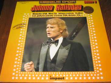 Photo: Sells Vinyl album 33 rpm DISQUE D'OR VOL 8 - JOHNNY HALLYDAY