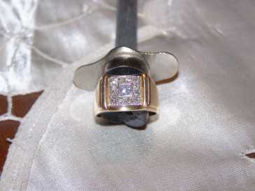Photo: Sells Ring With diamond - Men - BAGUE - BAGUE