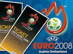 Photo: Sells Sport ticket FUSSBALL EM 2008 - AUSTRIA/SUIZA