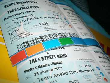 Photo: Sells Concert tickets CONCERTO BRUCE SPRINGSTEEN 26 GIUGNO - MILANO STADIO SAN SIRO