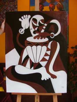 Photo: Sells 2 Acrylics resins ASTRATTO- FIGURE - Contemporary
