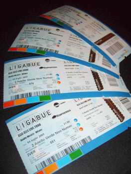 Photo: Sells Concert tickets BIGLIETTI CONCERTO LIGABUE - LUGLIO 2008 - S. SIRO - STADIO MEAZZA - S. SIRO - MILANO