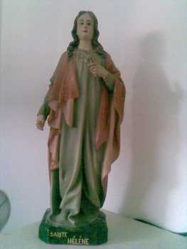 Photo: Sells Statue Plaster - ST HELENE - XVIIIth century