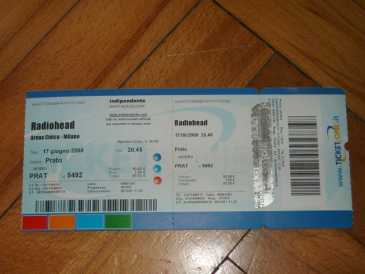 Photo: Sells Concert ticket CONCERTO RADIOHED - MILANO, ARENA CIVICA