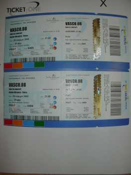 Photo: Sells Concert ticket BIGLIETTI VASCO ROSSI 29/05/08 ROMA - ROMA