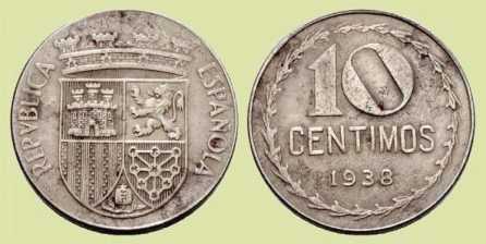 Photo: Sells Stamp / postal card 10 CENTIMOS 1938 CASTELLON