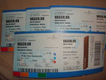 Photo: Sells Concert tickets CONCERTO VASCO ROSSI 27/06/08 - SALERNO