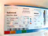 Photo: Sells Concert ticket RADIOHEAD 17/06/08 PRIMA TRIBUNA - MILANO