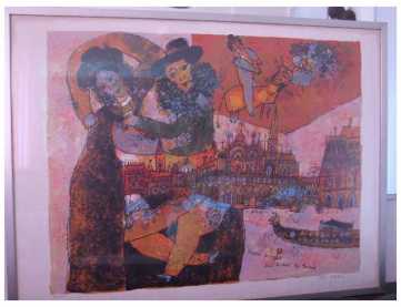 Photo: Sells Lithograph THEO TOBIASSE - Contemporary