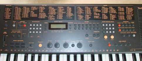 Photo: Sells Piano and synthetizer TECHNICS - KEYBOARD TECHNICS SX-KN650 MIT TASCHE