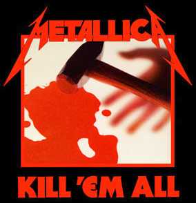 Photo: Sells CD Hard, metal, punk - KILL'EM ALL - METALLICA