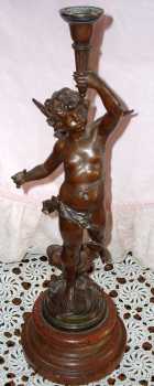Photo: Sells Statue Bronze - LES PRIM TEMPS - XVIIIth century